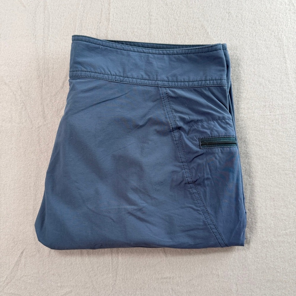 Patagonia Board Shorts Mens 32 Blue Lace Up Side Pocket Swim Trunks Surf Hiking - Picture 8 of 8